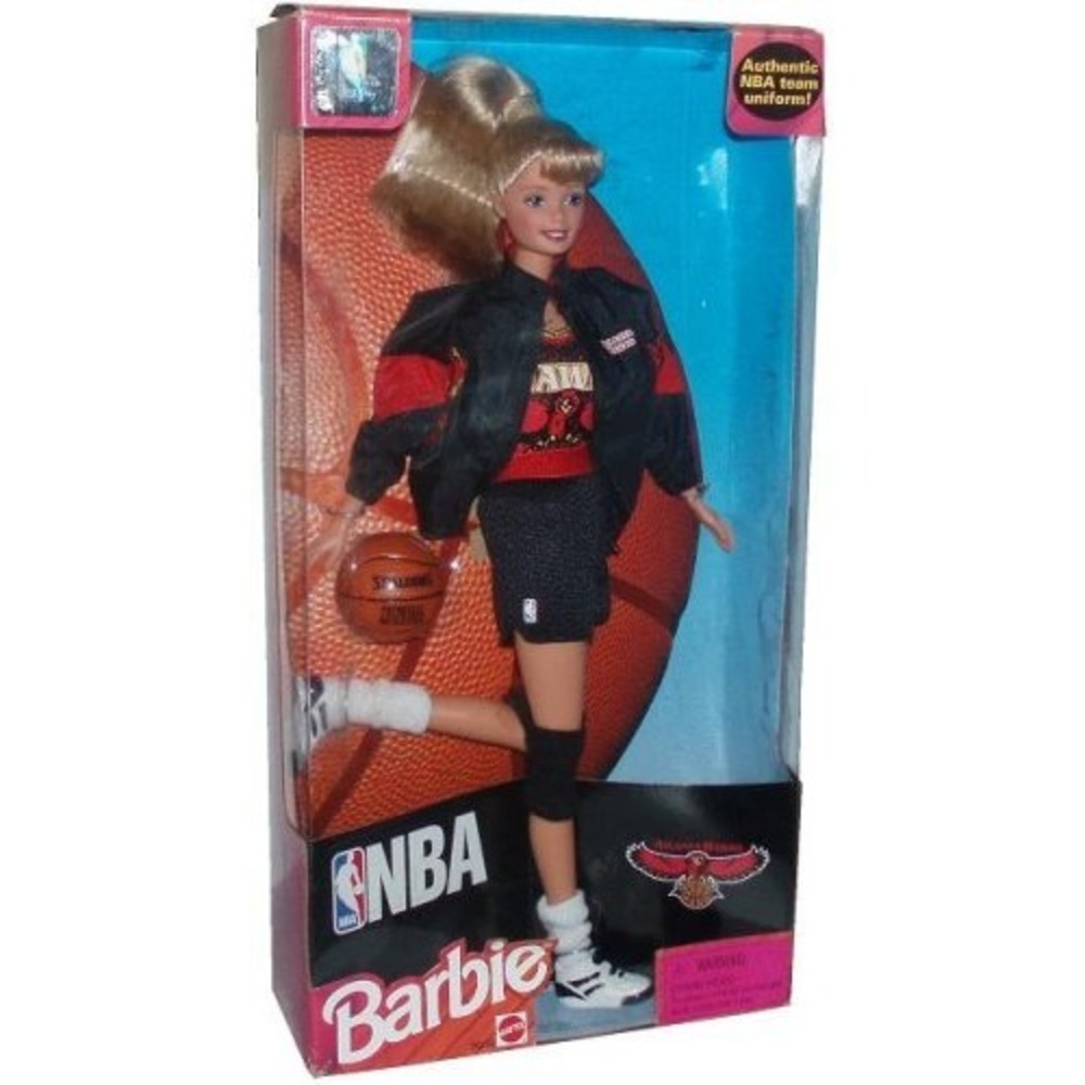 Barbie 1998 Mattel Barbie NBA Atlanta Hawks Basketball 12" Doll NEW IN BOX